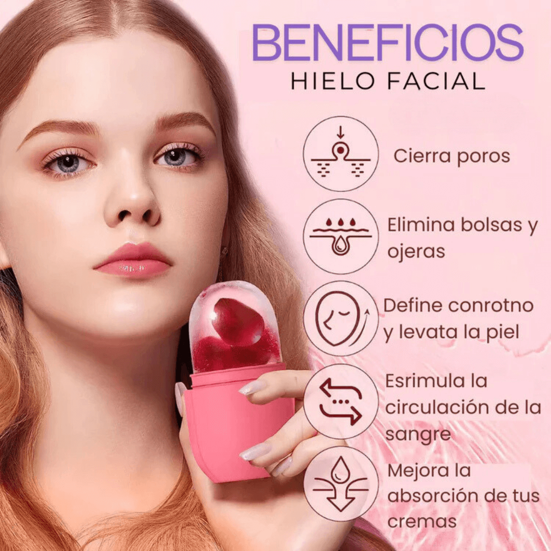 Molde Facial Hielo Terapia - Piel Radiante y Limpia al Instante 🌟 + Envío GRATIS 🎁